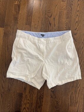 J. Crew Off-White Women’s Chino Bermuda Shorts